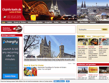 Tablet Screenshot of cityinfo-koeln.de